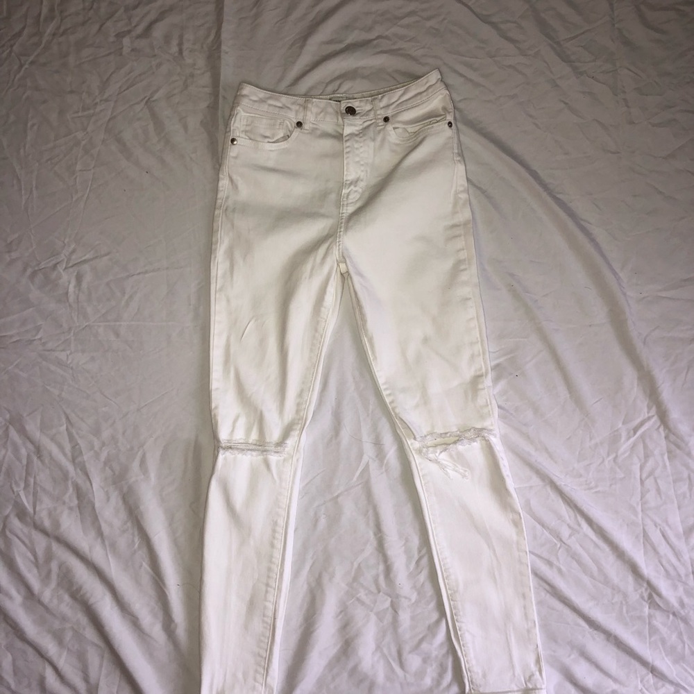 White jeans